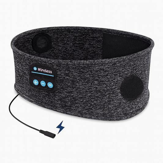Diadema para dormir con máscara para ojos manos libres para viajes y deportes