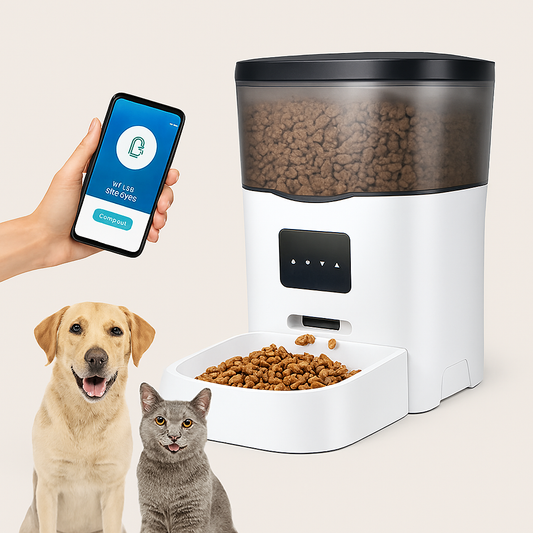 Comedero Automático para Mascotas Wifi con Aplicación Smart Life